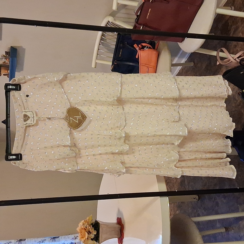 Z&L European Dot Tiered Cover Up Large Skirt!